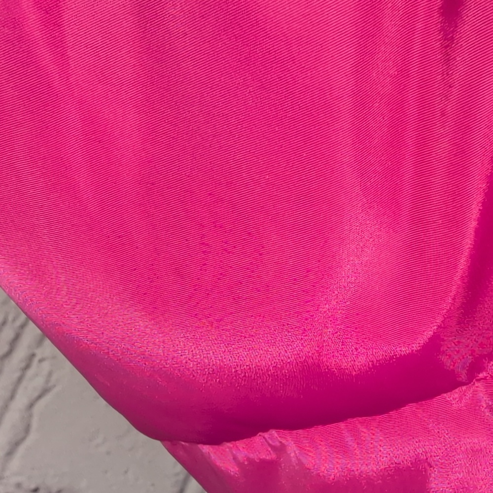 Mod X Bright Pink Quilted Puffer Women's Coat Swing Bottom Sz XL - Picture 12 of 13